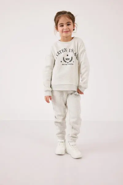 מכנס פוטר עם הדפס- חלק מסט