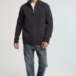 סריג עם חצי רוכסן