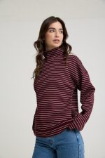 ⁦טופ צווארון פסים⁩ – תמונה ⁦2⁩