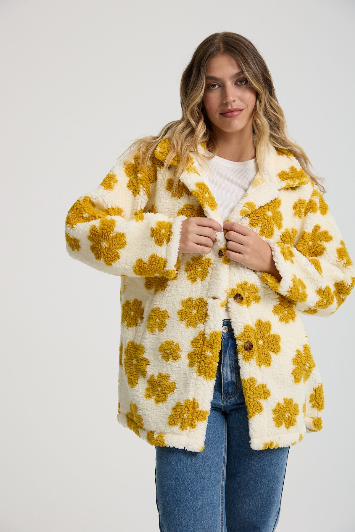 ⁦ג'קט אפרוח מודפס⁩ – תמונה ⁦5⁩