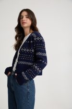 ⁦קרדיגן סריג עבה⁩ – תמונה ⁦3⁩