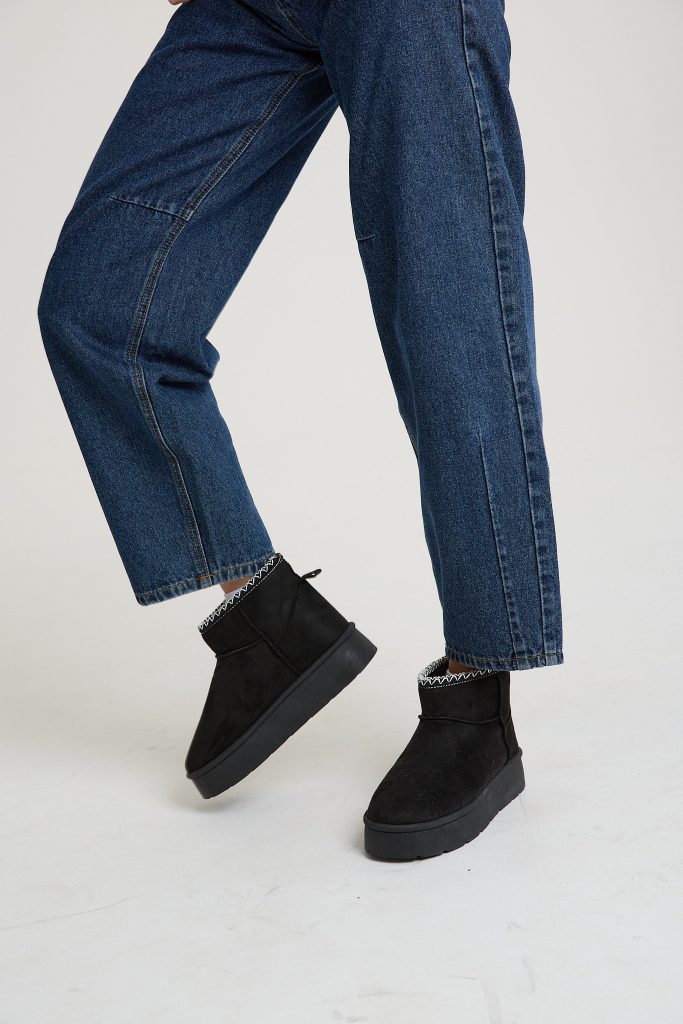 מגף עם פרווה נשים