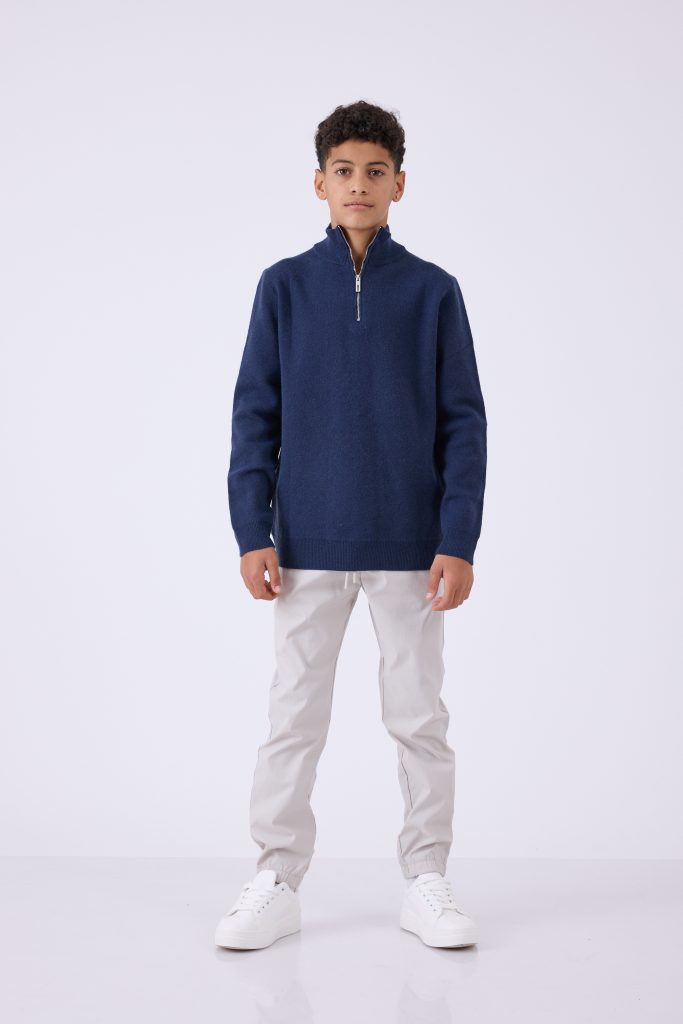 סריג עם חצי רוכסן