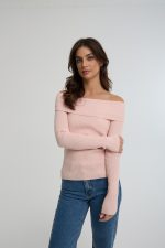 ⁦סריג עם כתפיים חשופות⁩ – תמונה ⁦2⁩