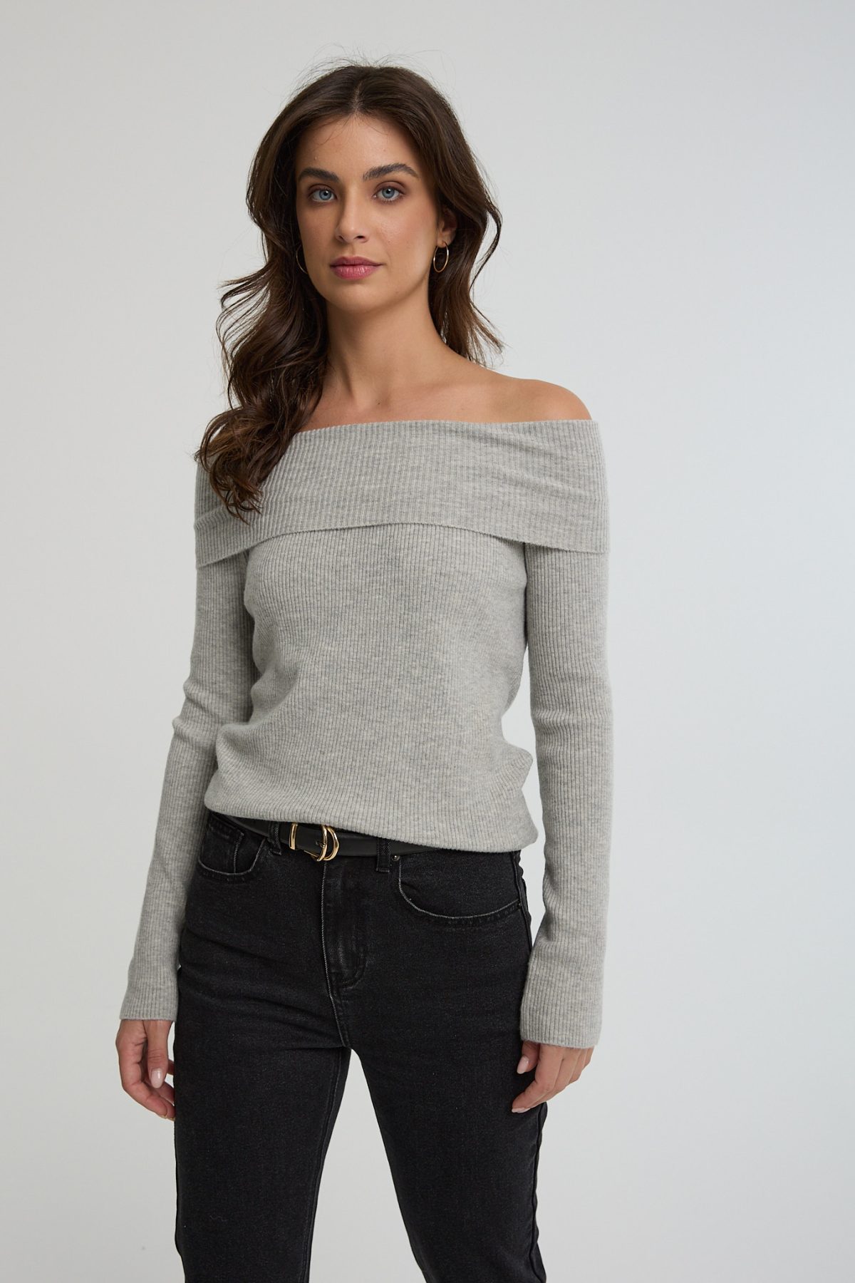 ⁦סריג עם כתפיים חשופות⁩ – תמונה ⁦4⁩