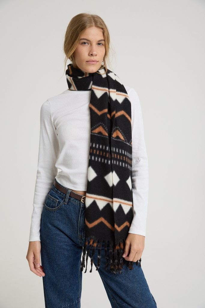 צעיף ג'קארד נשים