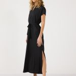 שמלה סרוגה מקסי