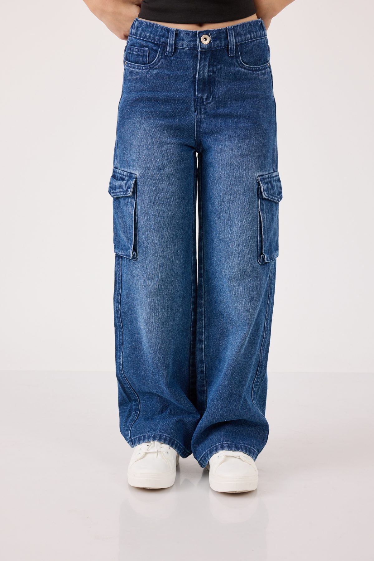 ⁦ג'ינס קרגו רחב⁩ – תמונה ⁦2⁩