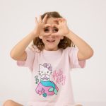 חולצה עם הדפס הלו קיטי