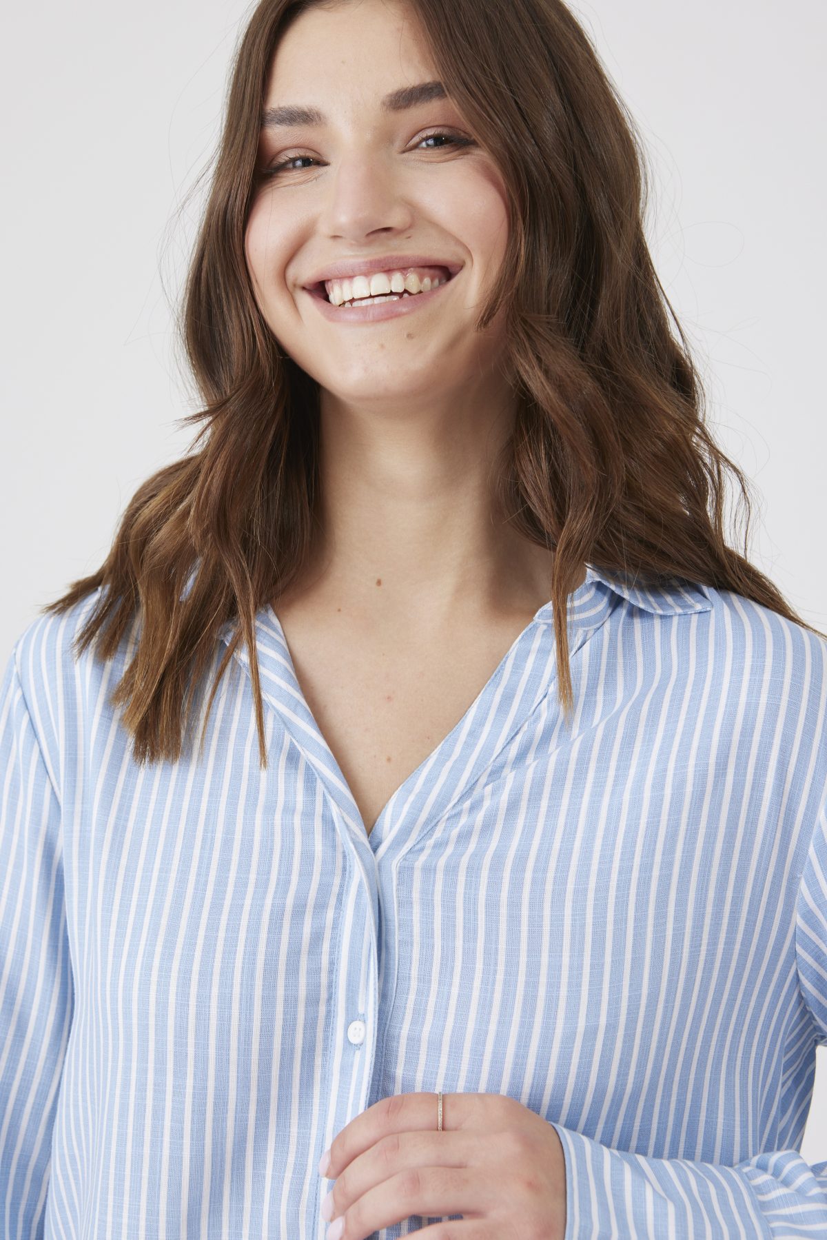 ⁦ח. פסים מכופתרת⁩ – תמונה ⁦3⁩