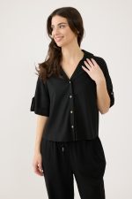 ⁦ח. קצרה מכופתרת Holiday⁩ – תמונה ⁦3⁩