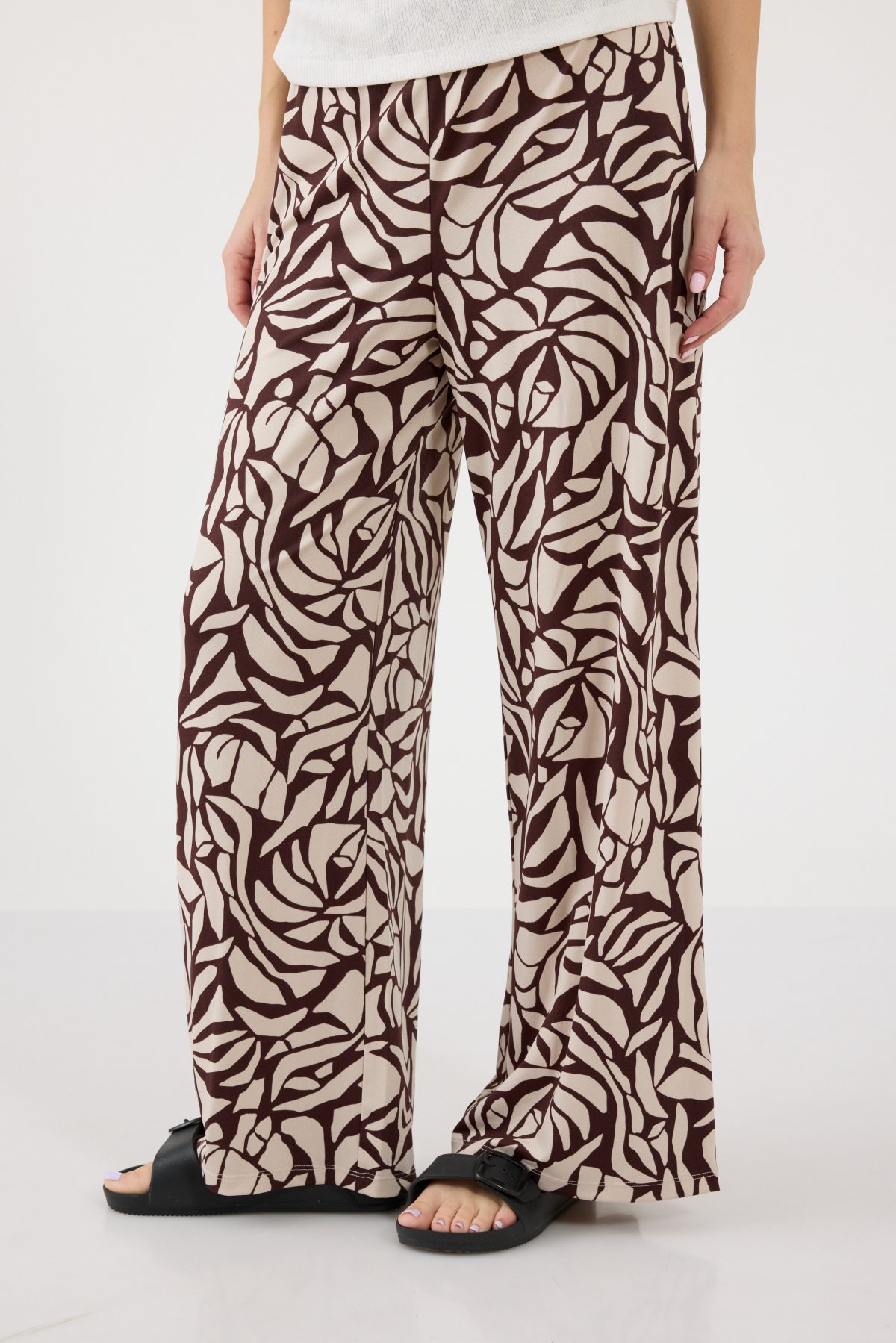 ⁦מכנס מודפס סרוג⁩ – תמונה ⁦2⁩