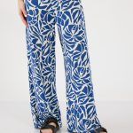 מכנס מודפס סרוג