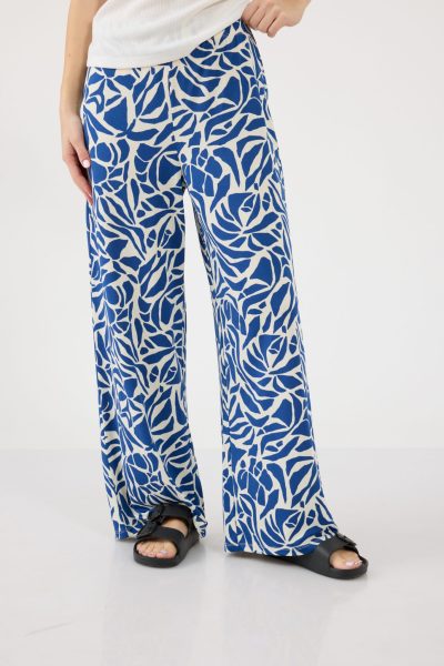 מכנס מודפס סרוג