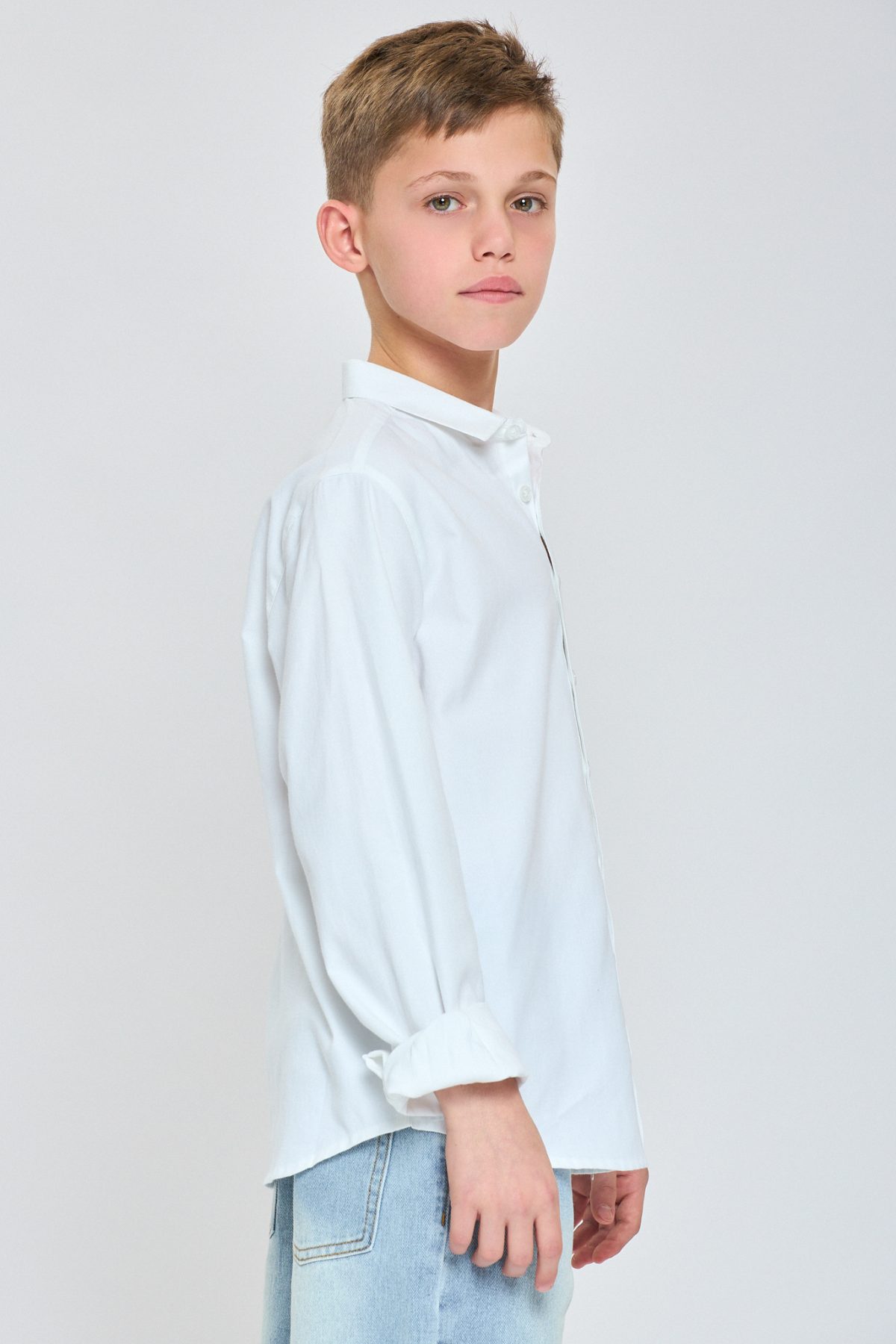 ⁦ח. מכופתרת ארוגה שרוול ארוך⁩ – תמונה ⁦4⁩