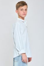 ⁦ח. מכופתרת ארוגה שרוול ארוך⁩ – תמונה ⁦4⁩