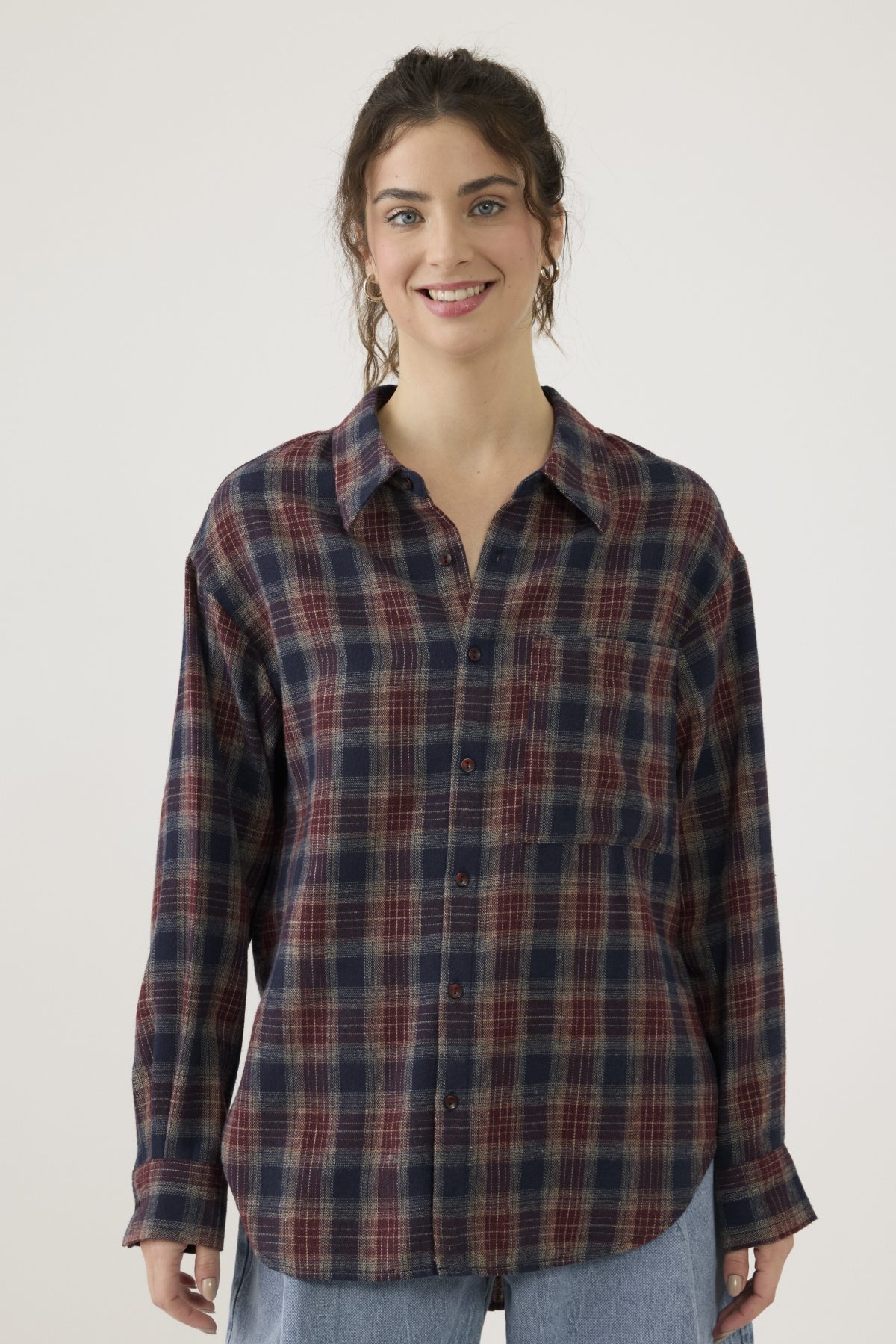 ⁦מכופתרת משבצות⁩ – תמונה ⁦5⁩