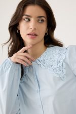 ⁦מכופתרת ארוגה עם תחרה⁩ – תמונה ⁦4⁩