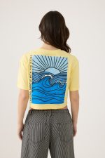 טופ קרופ עם הדפס