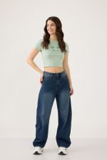 ⁦טופ קרופ מודפס⁩ – תמונה ⁦2⁩