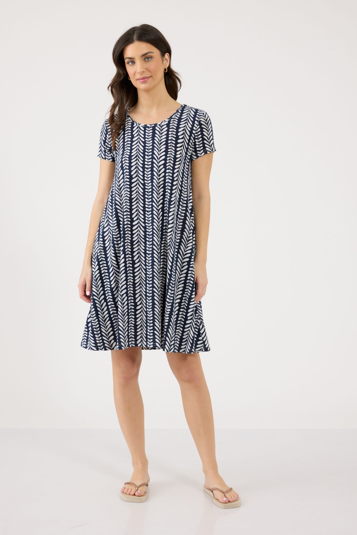 ⁦שמלה מודפסת⁩ – תמונה ⁦2⁩