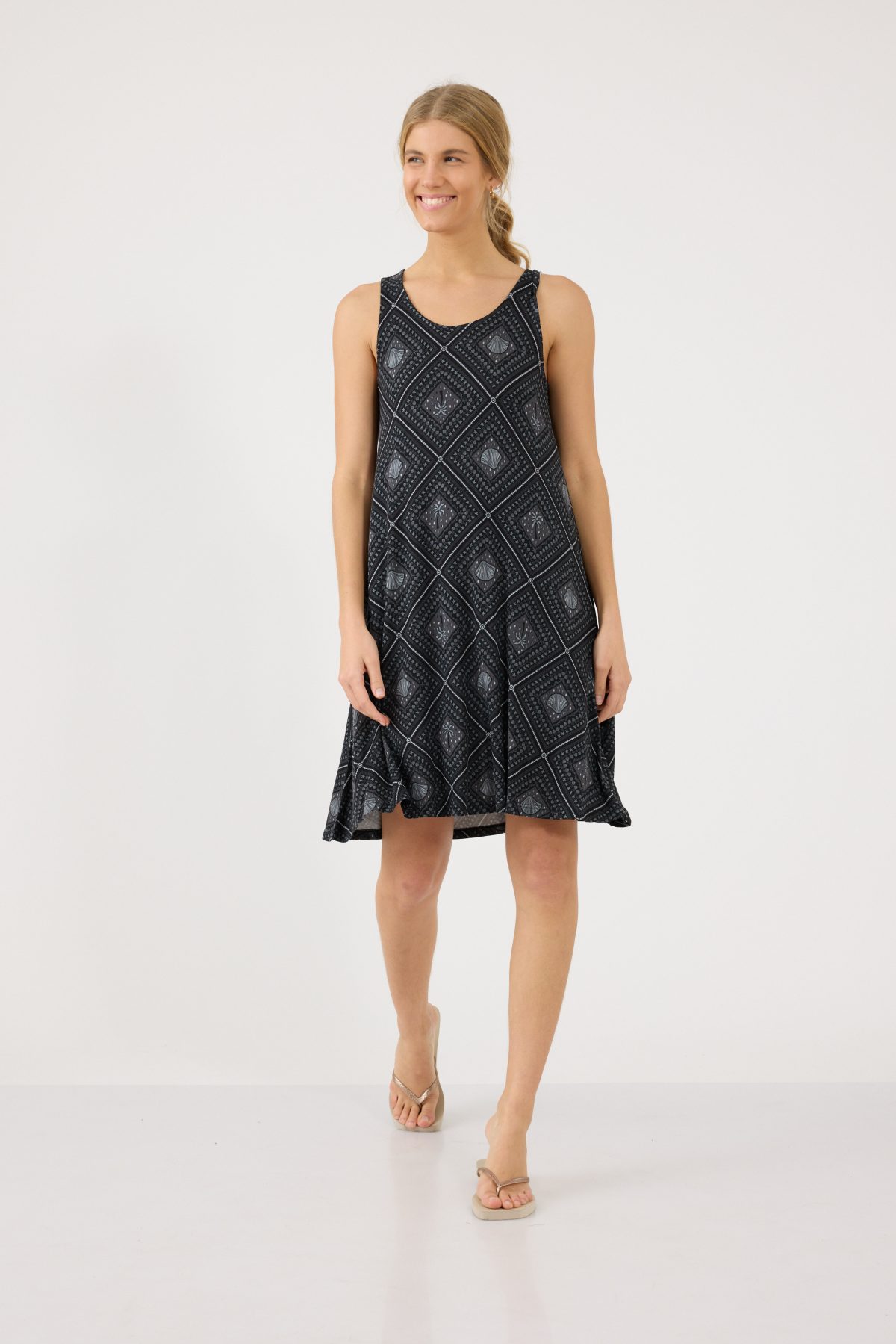 ⁦שמלה מודפסת⁩ – תמונה ⁦3⁩