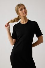 ⁦שמלת מקסי צווארון עגול⁩ – תמונה ⁦5⁩