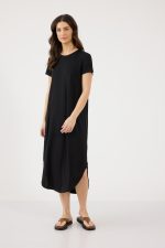 ⁦שמלת מקסי צווארון עגול⁩ – תמונה ⁦6⁩