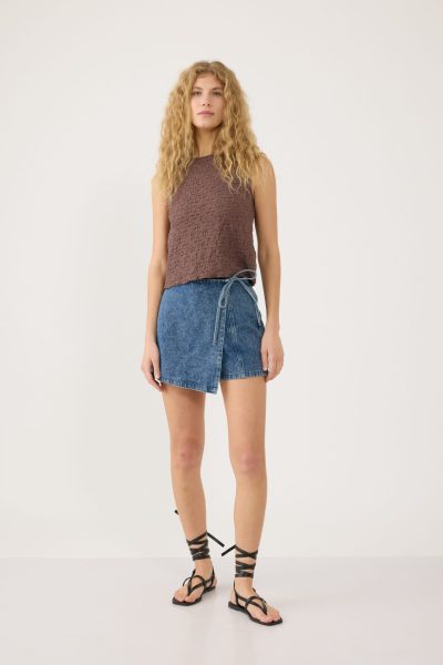 מכנס חצאית ג'ינס