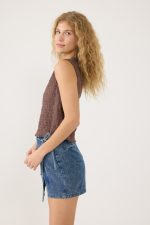 ⁦מכנס חצאית ג'ינס⁩ – תמונה ⁦3⁩