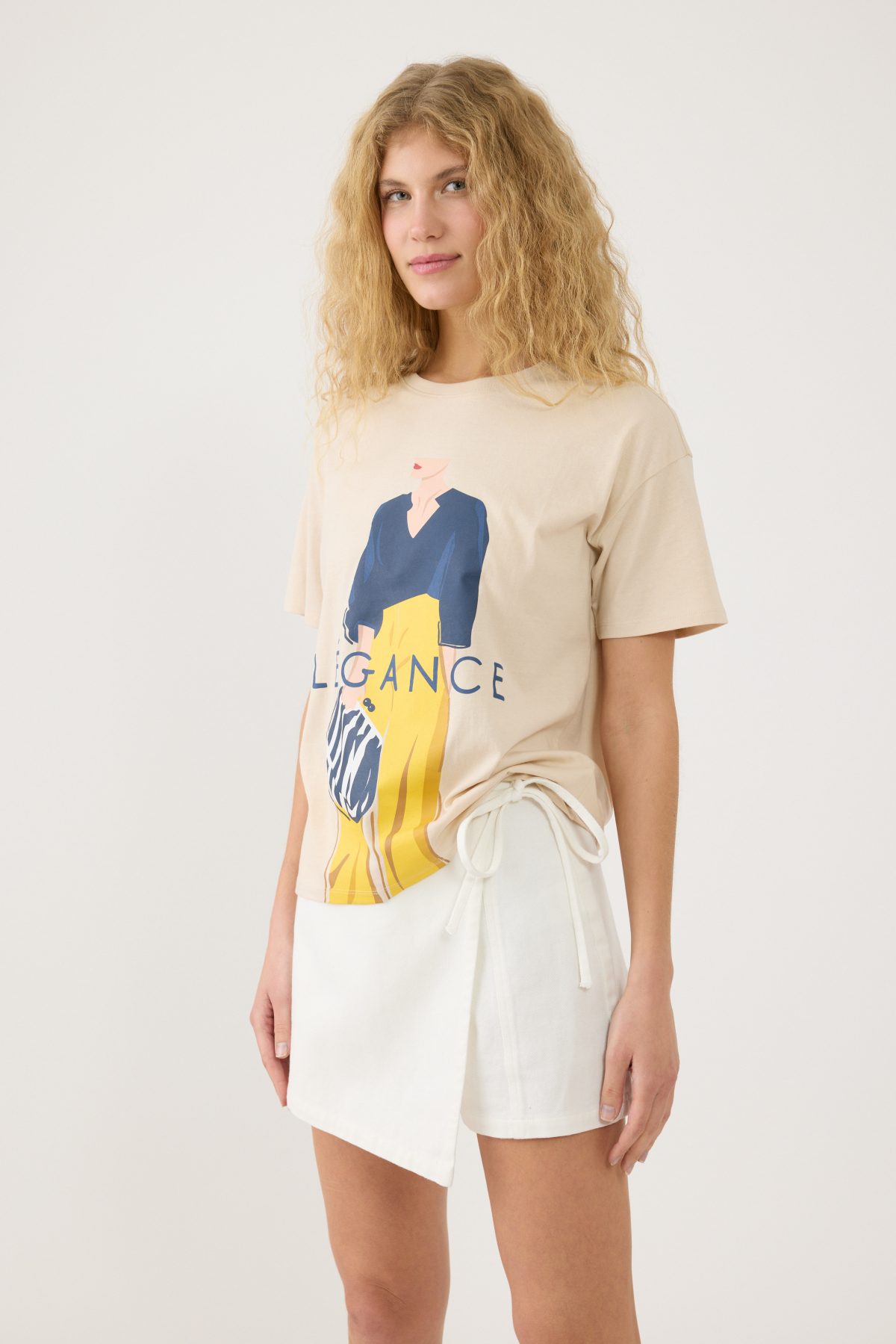 ⁦מכנס חצאית ג'ינס⁩ – תמונה ⁦5⁩