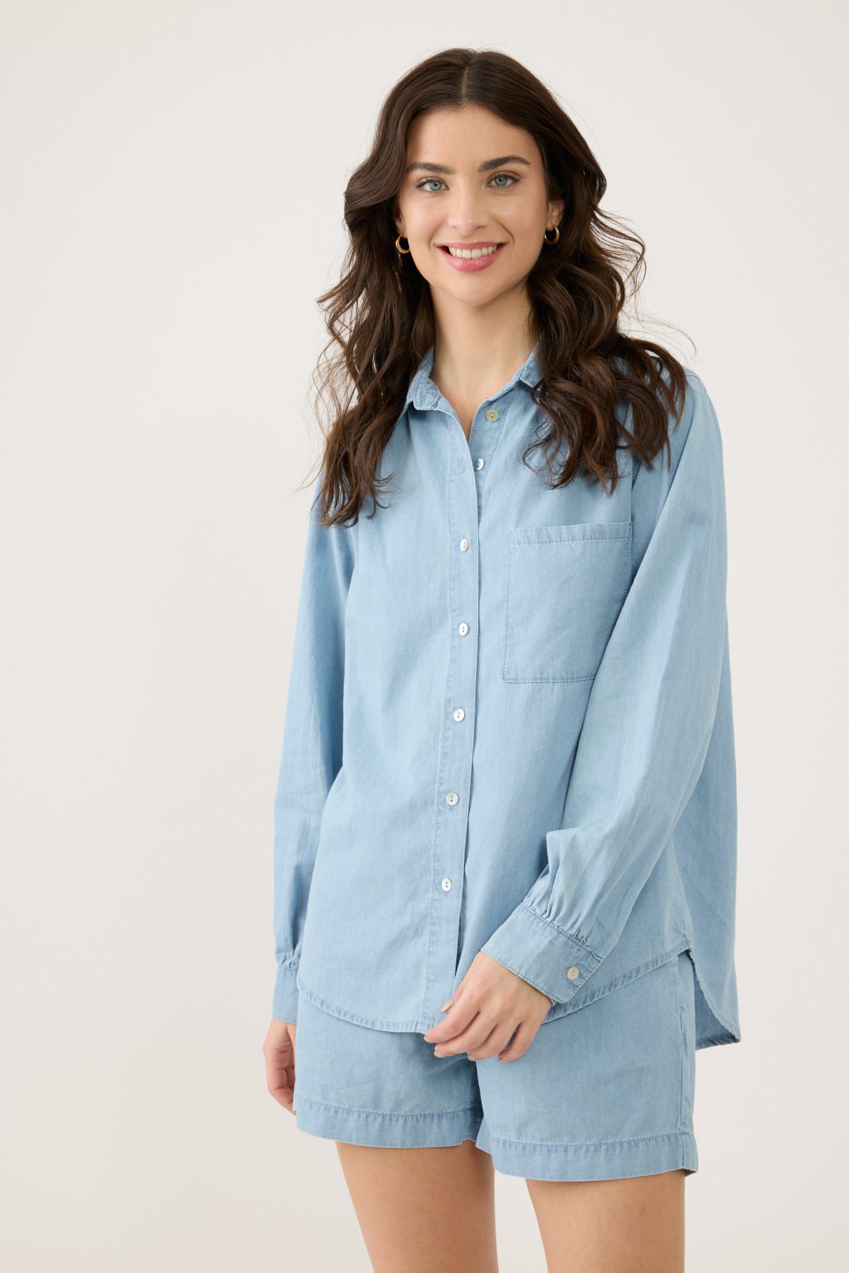 ⁦ח. מכופתרת ג'ינס- חלק מסט⁩ – תמונה ⁦4⁩