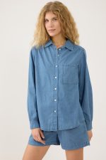 ⁦ח. מכופתרת ג'ינס- חלק מסט⁩ – תמונה ⁦6⁩