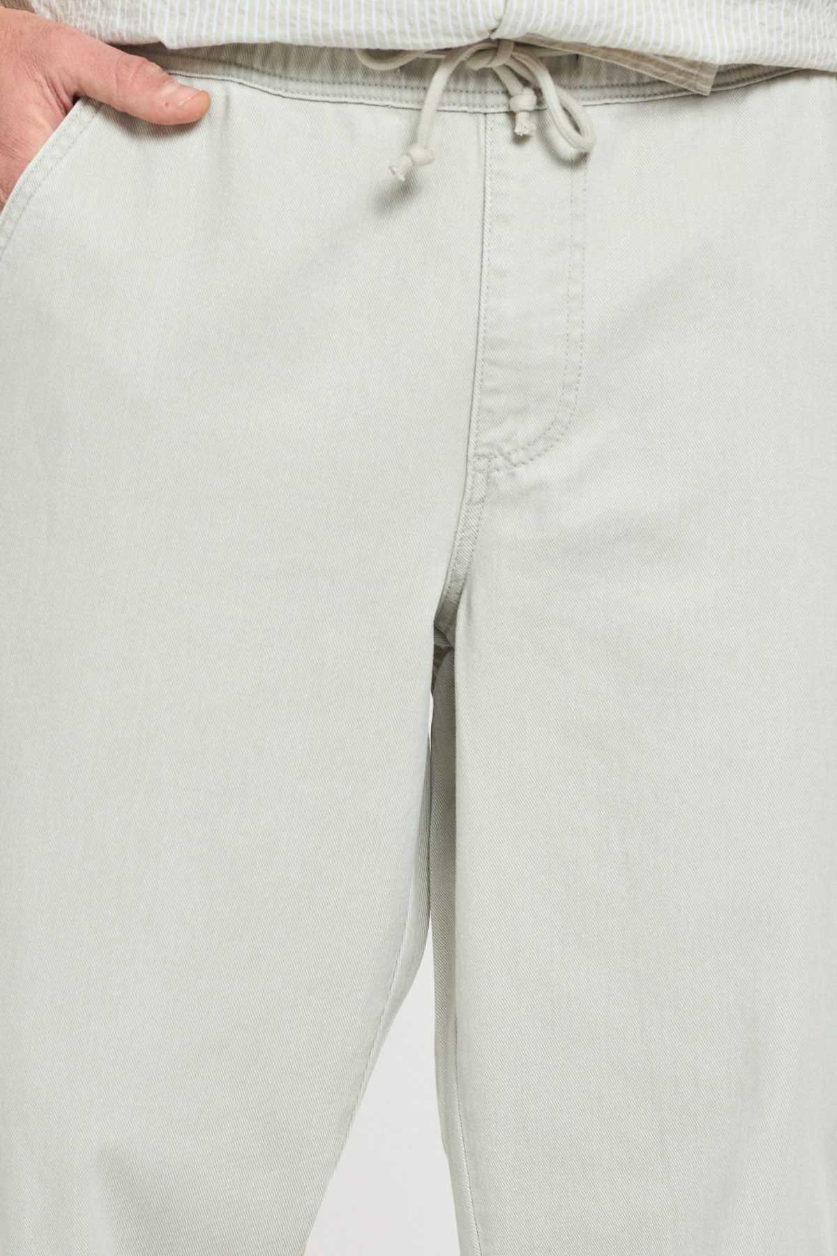 ⁦מכנס ארוג עם גומי⁩ – תמונה ⁦4⁩