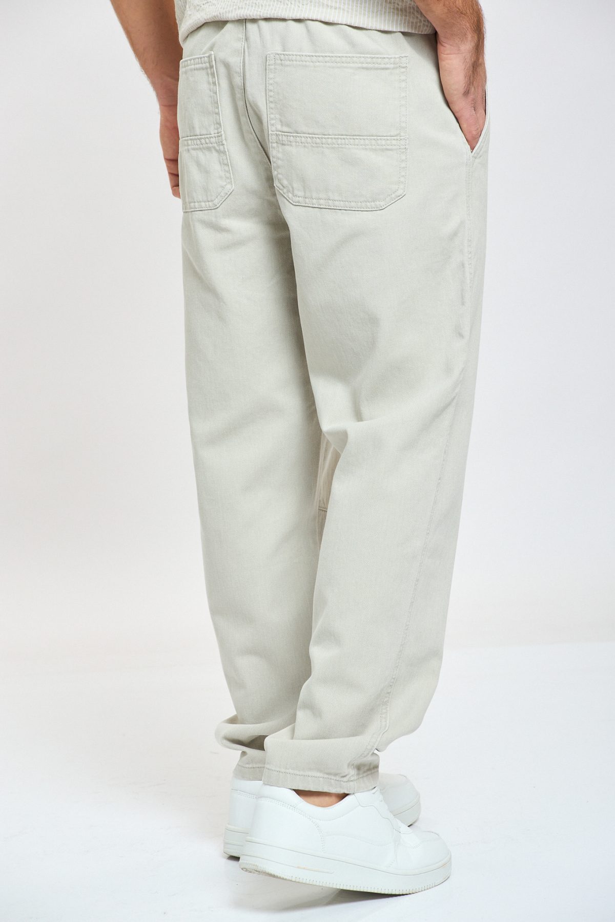 ⁦מכנס ארוג עם גומי⁩ – תמונה ⁦5⁩