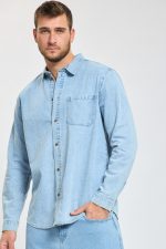 ח. ג'ינס מכופתרת