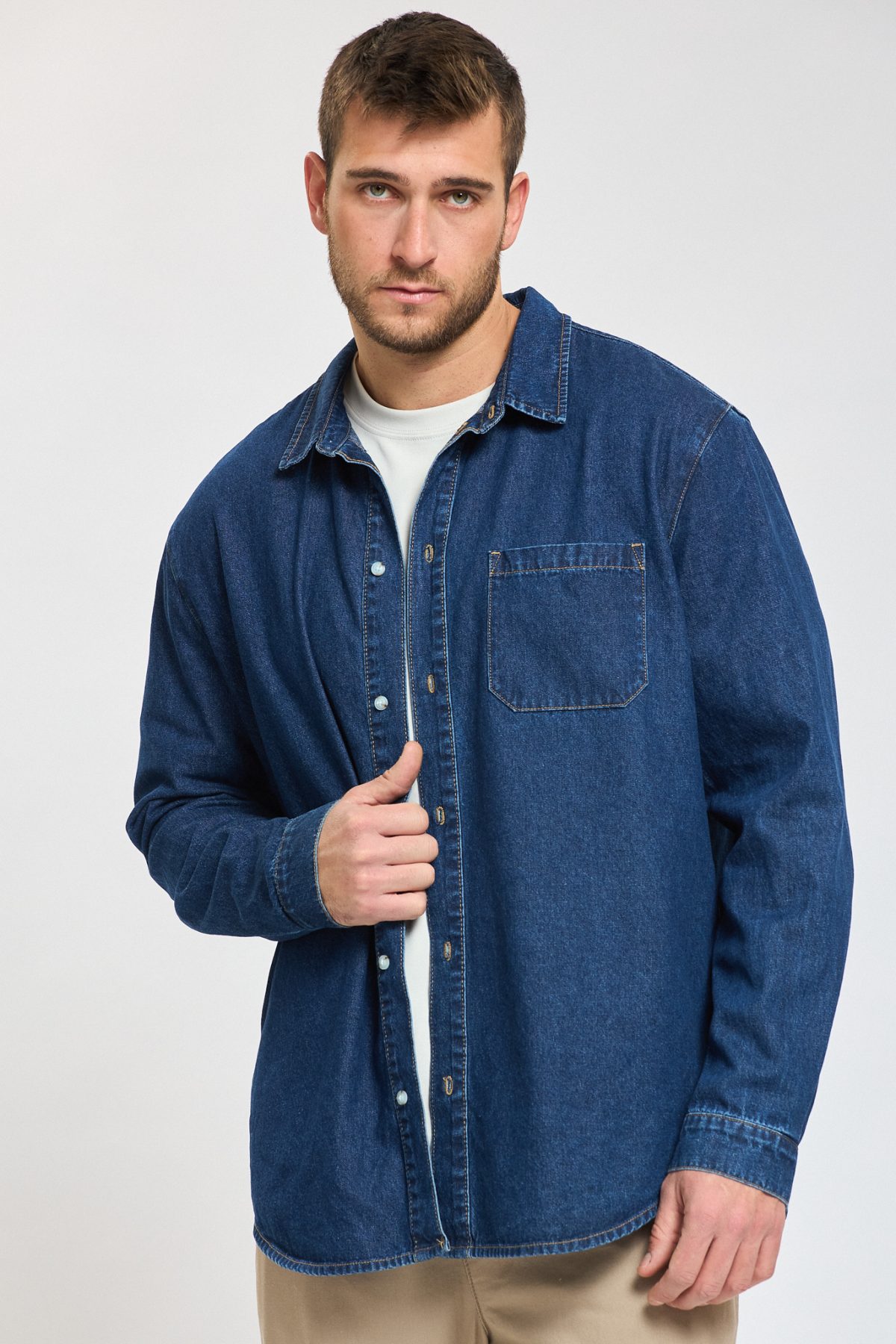 ⁦ח. ג'ינס מכופתרת⁩ – תמונה ⁦5⁩