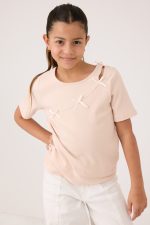 ⁦חולצת ריב עם פפיונים⁩ – תמונה ⁦3⁩