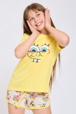 ⁦פיג'מה בובספוג בנות⁩ – תמונה ⁦3⁩