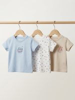 ⁦שלישיית חולצות עם הדפס⁩ – תמונה ⁦3⁩