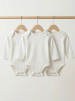 ⁦שלישיית בגדי גוף שרוול ארוך⁩ – תמונה ⁦2⁩