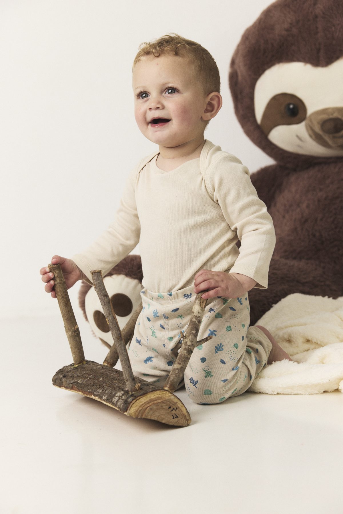 ⁦שלישיית בגדי גוף שרוול ארוך⁩ – תמונה ⁦4⁩