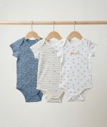 ⁦שלישיית בגדי גוף שרוול קצר⁩ – תמונה ⁦2⁩