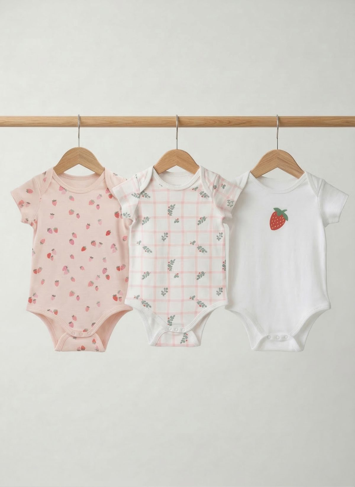 ⁦שלישיית בגדי גוף שרוול קצר⁩ – תמונה ⁦4⁩