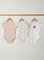 ⁦שלישיית בגדי גוף שרוול קצר⁩ – תמונה ⁦4⁩