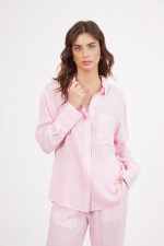 ⁦ח. מכופתרת פסים Oversize- חלק מסט⁩ – תמונה ⁦2⁩