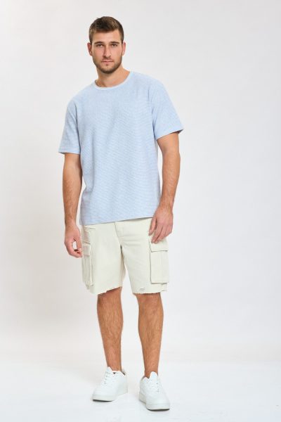 חולצת טקסטורה Oversize