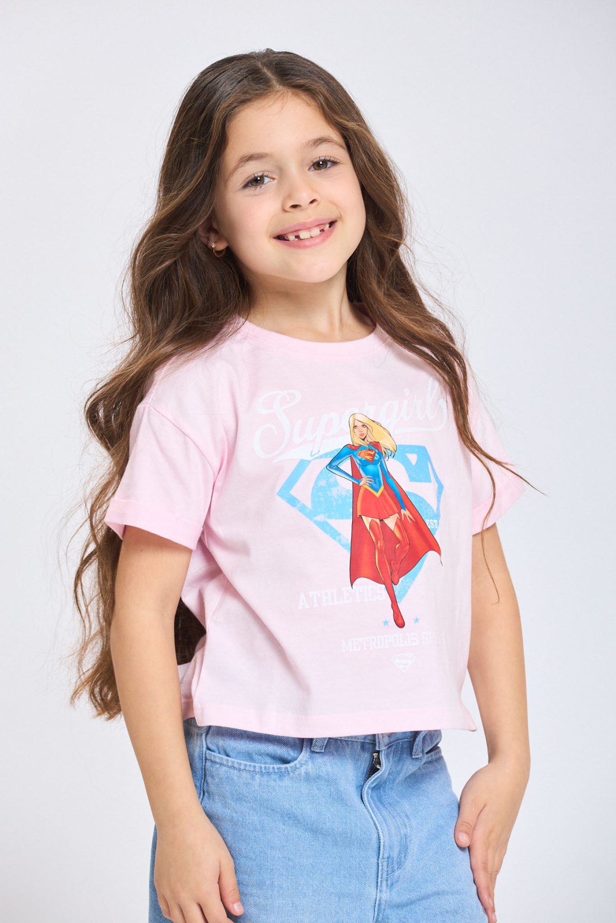 ⁦ח. עם הדפס Supergirl⁩ – תמונה ⁦5⁩
