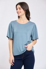 ⁦חולצה עם שרוולי פעמון⁩ – תמונה ⁦5⁩