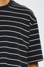 ⁦חולצה פסים Oversize⁩ – תמונה ⁦3⁩